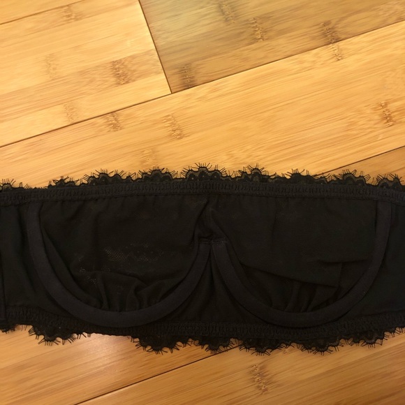 black lace bandeau - AERIE - Picture 2 of 5